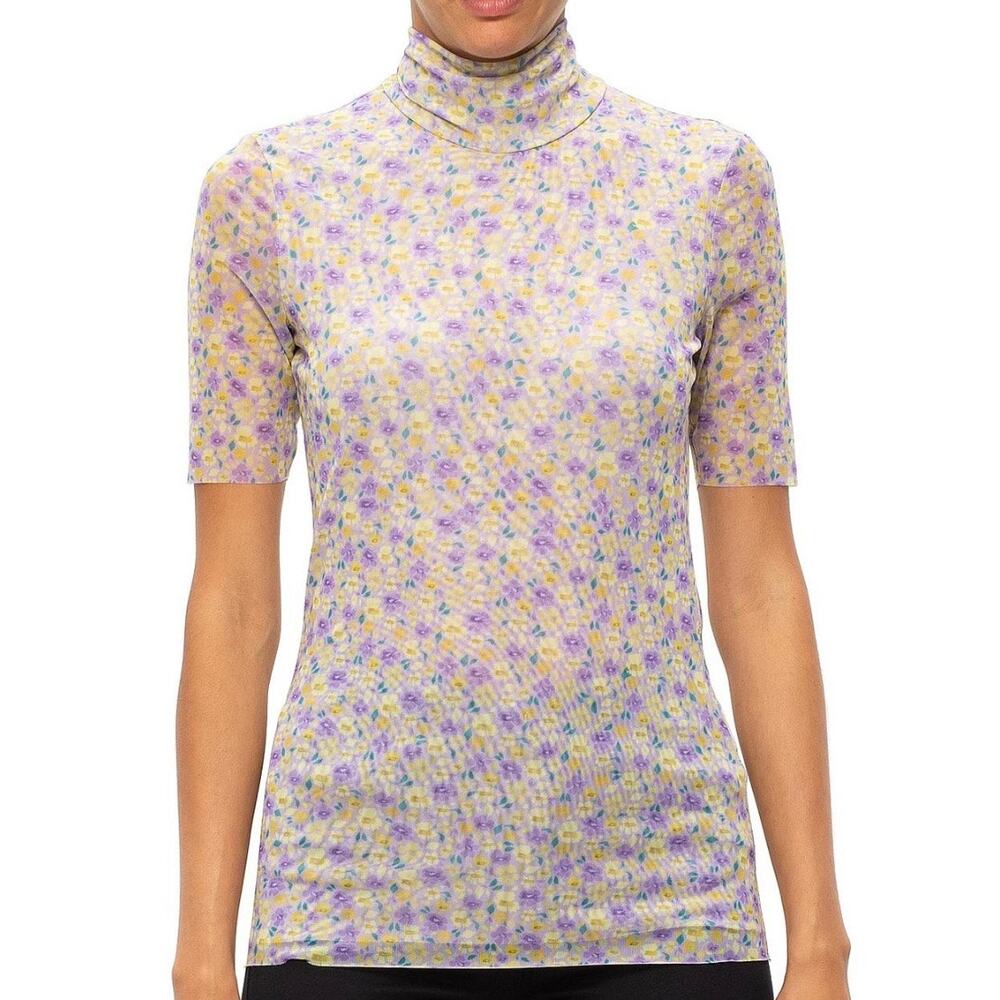 Baum Und Pferdgarten Jilianne Floral Mesh Top Size Small Feminine Cottagecore